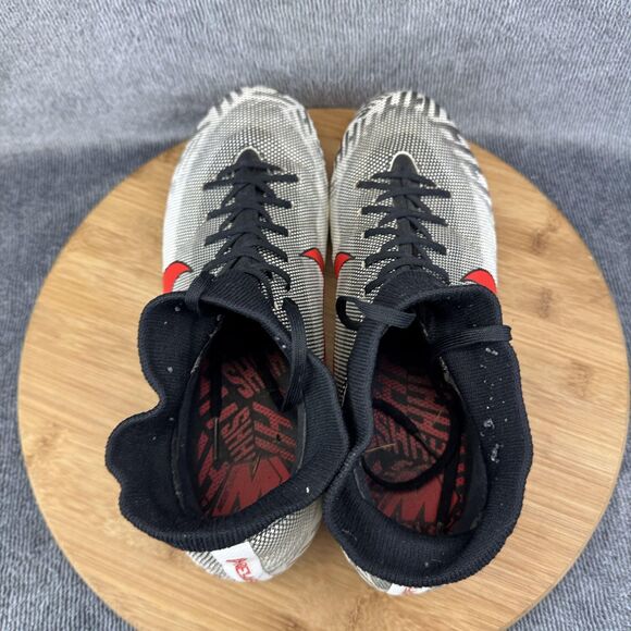 Nike Mercurial Neymar Shoes Mens Size 9 White Black Soccer Cleats FG AO9466-170 - Picture 5 of 10